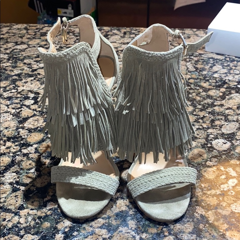 Banana Republic  Fringe High Heel size 6
